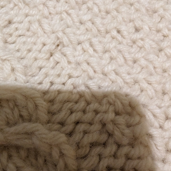 The Scotch House fisherman off white wool vintage sweater sz 40 EU - Picture 11 of 12